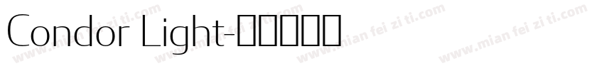 Condor Light字体转换